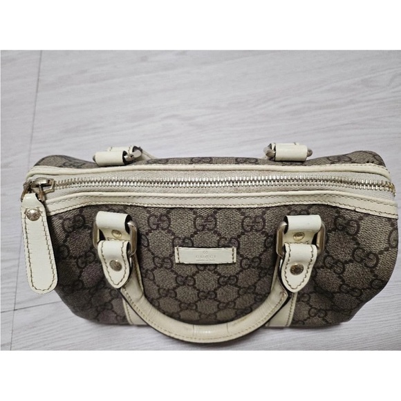 Gucci Brown and Cream Satchel - Picture 8 of 13